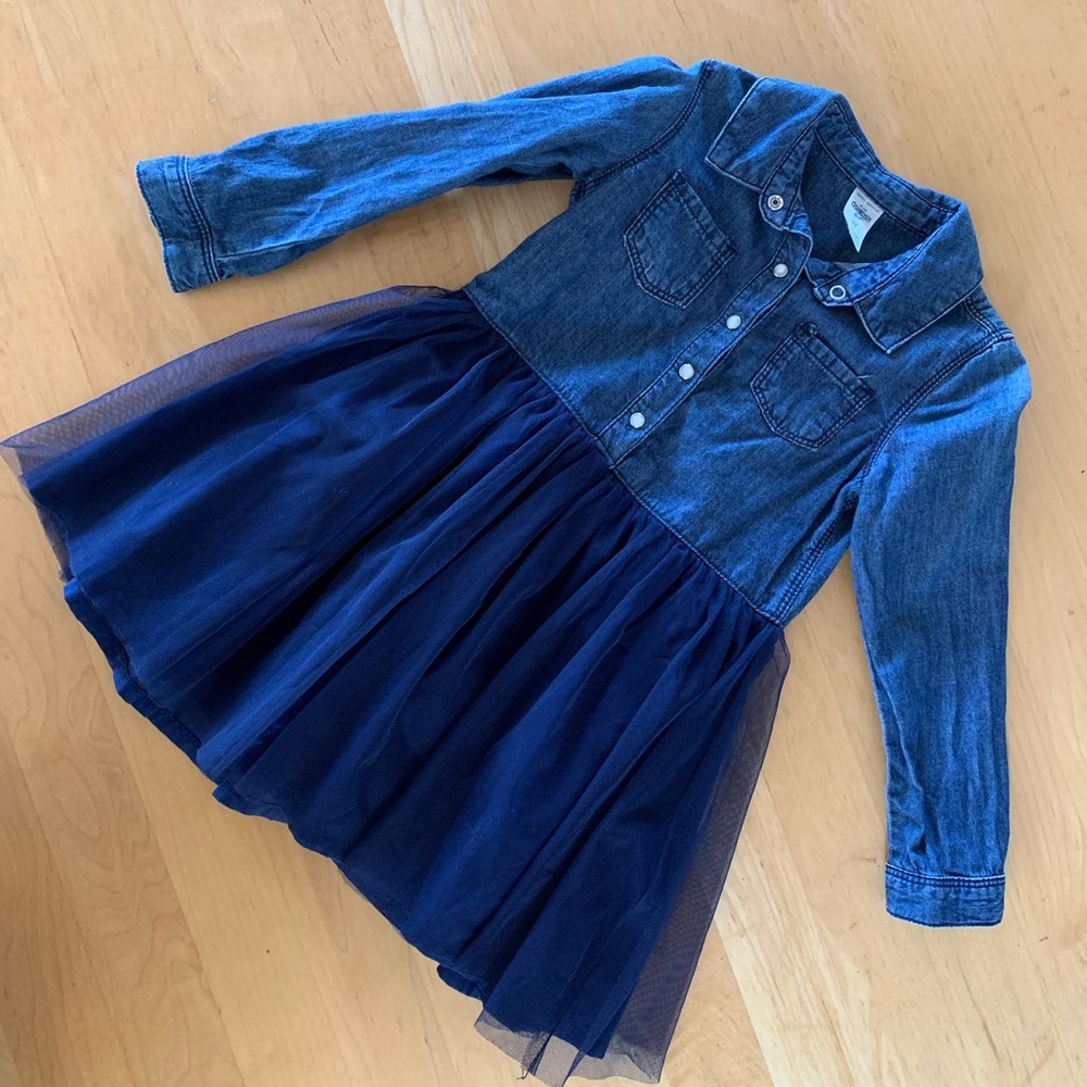 Denim and Tulle dress